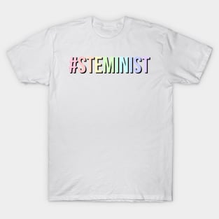 #steminist in rainbow T-Shirt